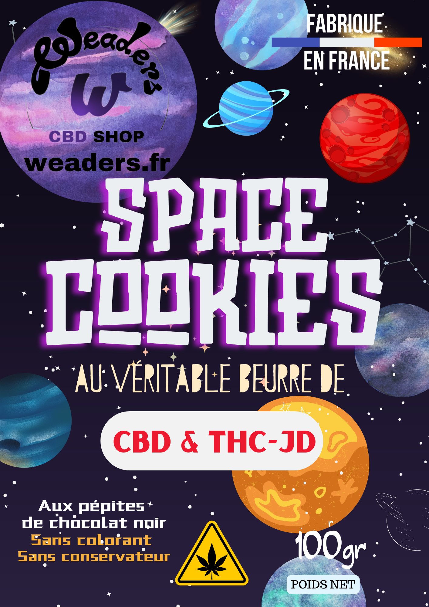 ⚠️ Cookies THCJD | 100gr | WEADERS