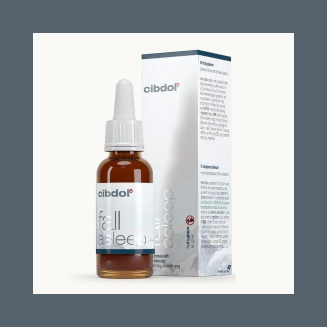 S'endormir avec FALL ASLEEP | Meladol complément au CBD et Mélatonine | CIBDOL