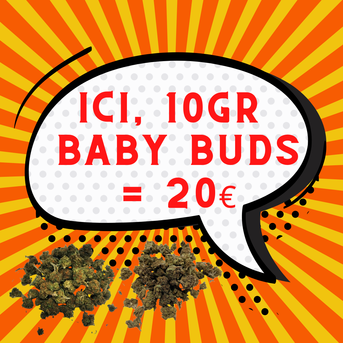 BABY BUDS au choix dès 2€/gr | 10gr