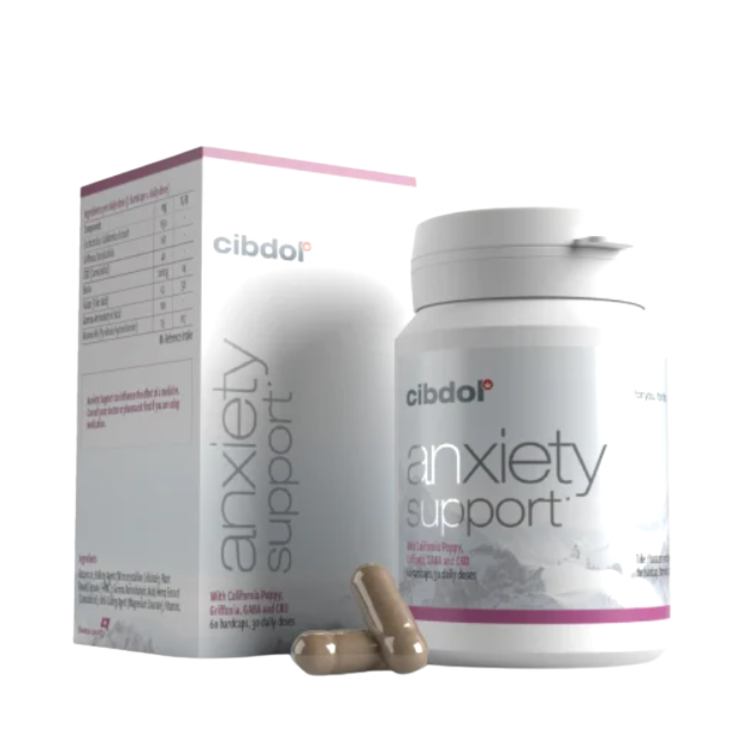 Anxiety Support - 60 gélules Cibdol | Dépression et troubles de l&#39;humeur