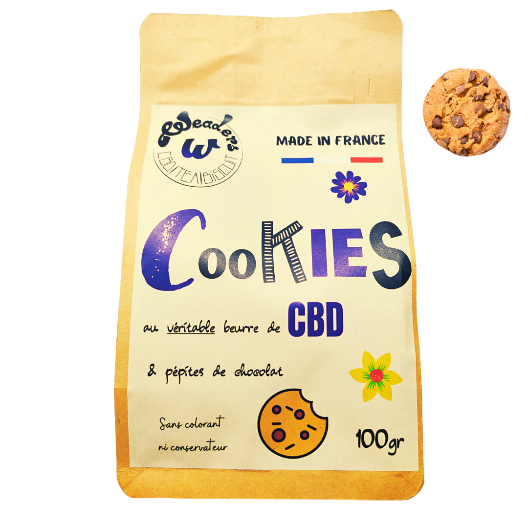 Cookies au cannabis CBD | 100gr | WEADERS