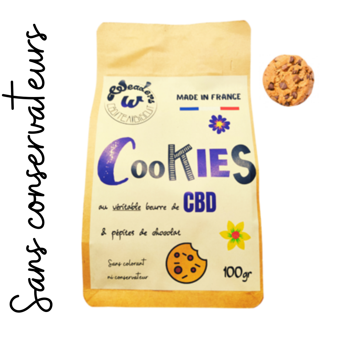 Cookies au cannabis CBD | 100gr | WEADERS