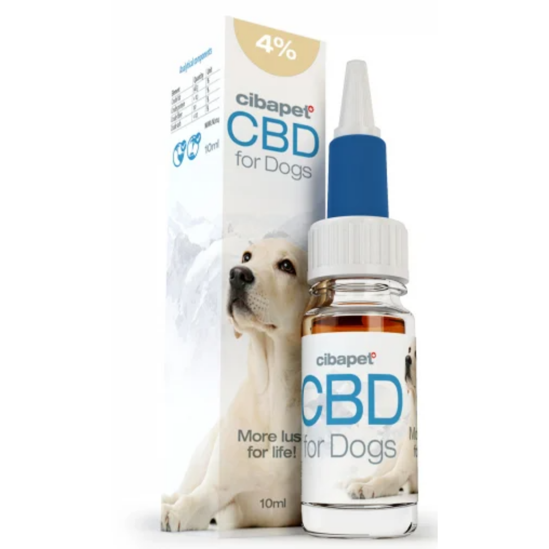 Huile 4% CBD Chiens 10ml | Cibapet