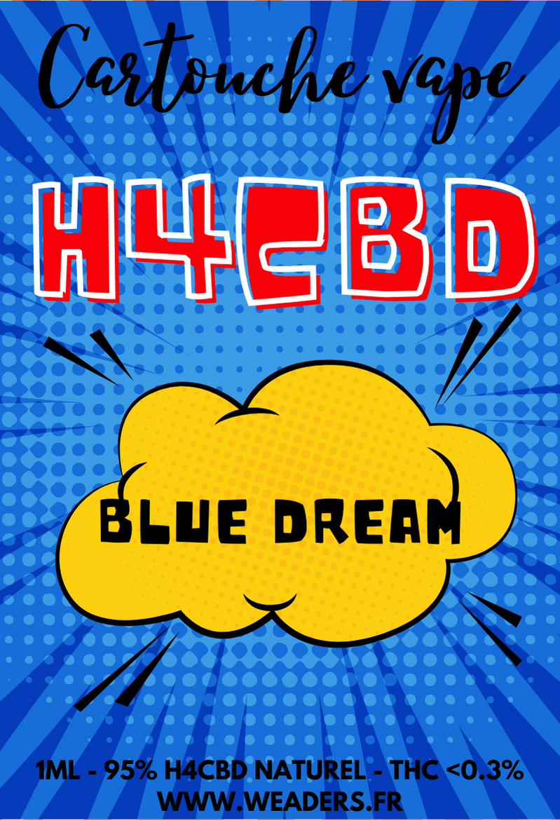 Cartouche Vape H4CBD BLUE DREAM | 1ml : 95%
