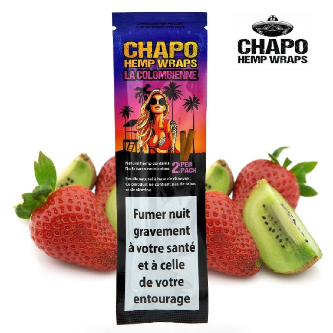 Blunts naturels sans tabac CHAPO par 2 | GOÛTS VARIÉS