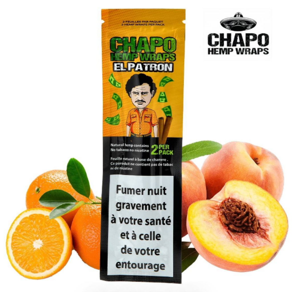 Blunts naturels sans tabac CHAPO par 2 | GOÛTS VARIÉS