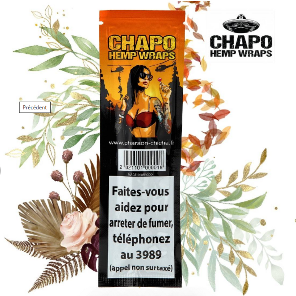Blunts naturels sans tabac CHAPO par 2 | GOÛTS VARIÉS