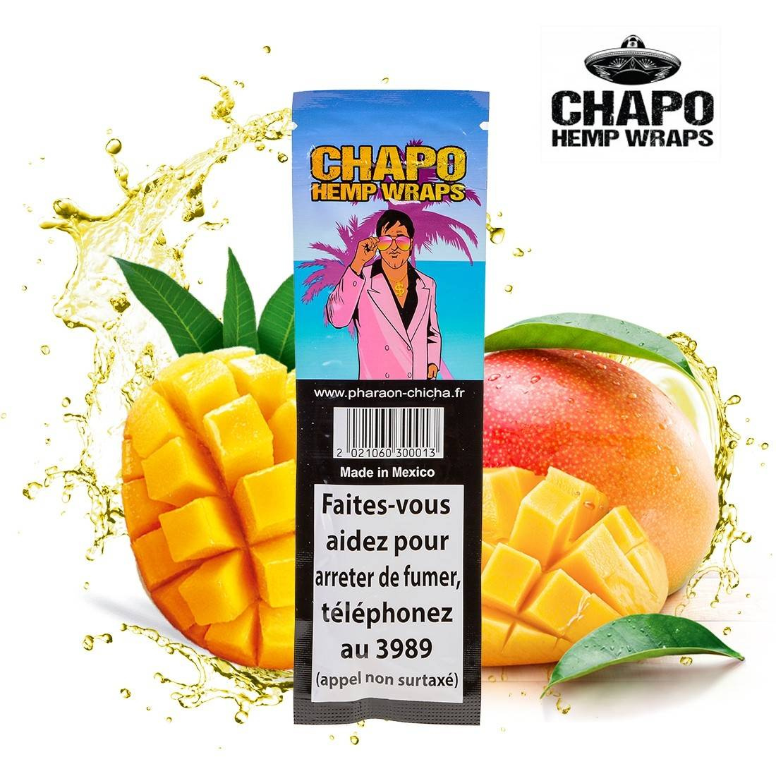 Blunts naturels sans tabac CHAPO par 2 | GOÛTS VARIÉS