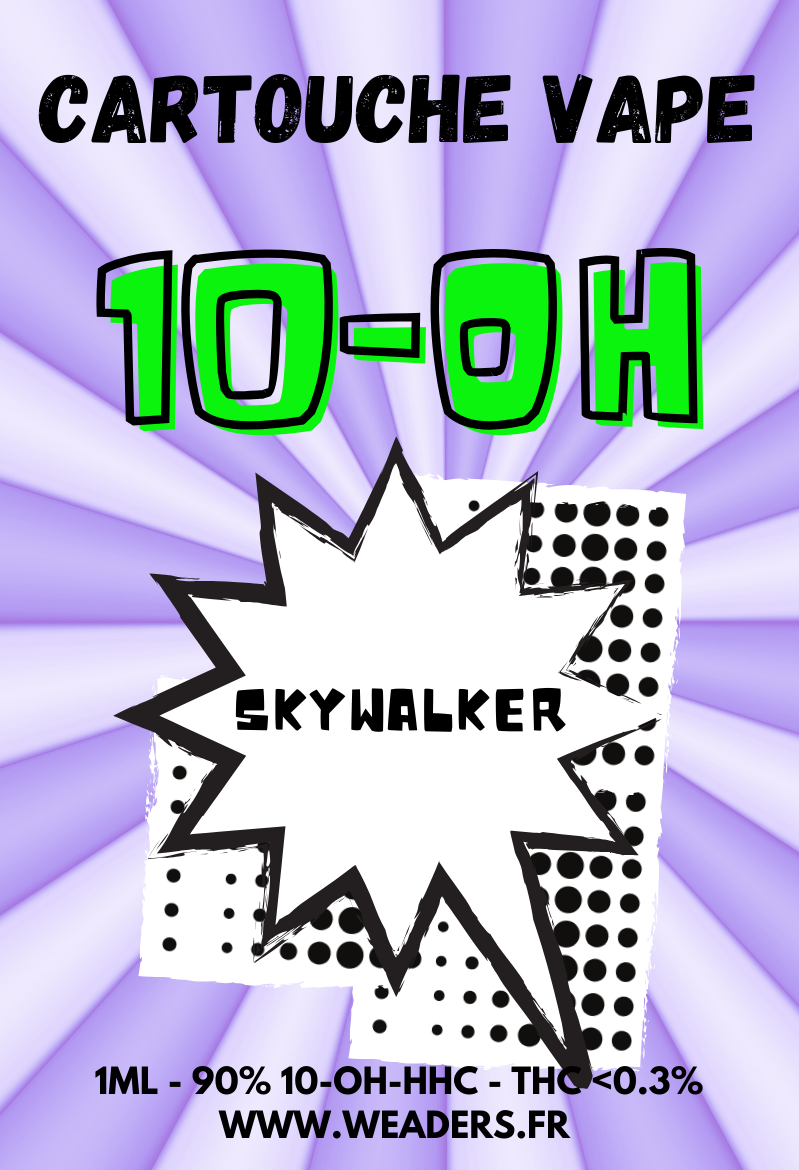 Cartouche vape 10-OH-HHC 90% Skywalker | 1ml | Weaders Weaders CBD Cartouche vape 10-OH-HHC 90% Skywalker | 1ml | Weaders Weaders CBD