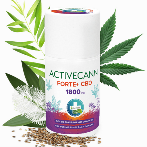 ACTIVECANN Gel Forte + avec 1800mg de CBD | Lutte contre les douleurs