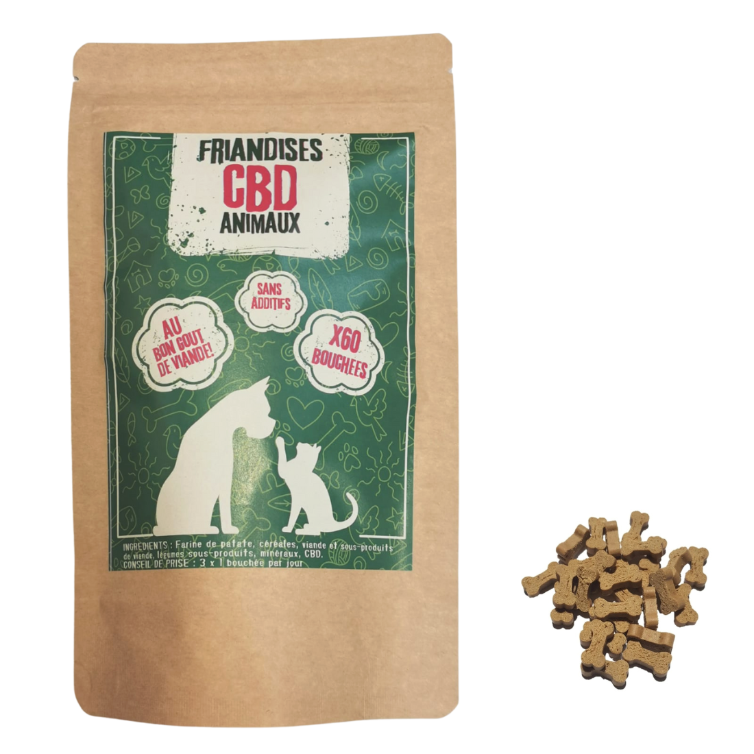 60 friandises au CBD 300 mg CBD | WEADERS