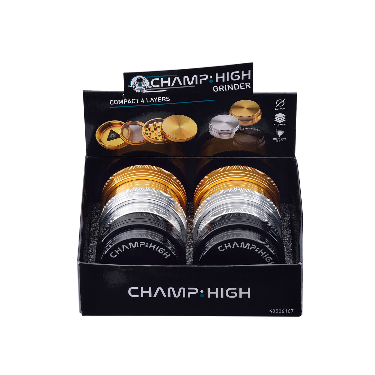 Grinder Compact 4Layer | CHAMP HIGH