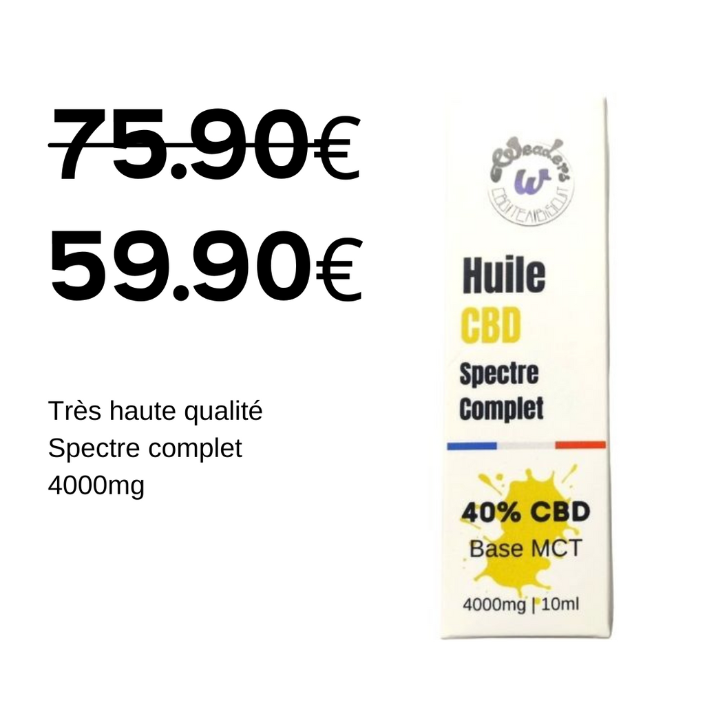 Huile 40% CBD 10ml | WEADERS