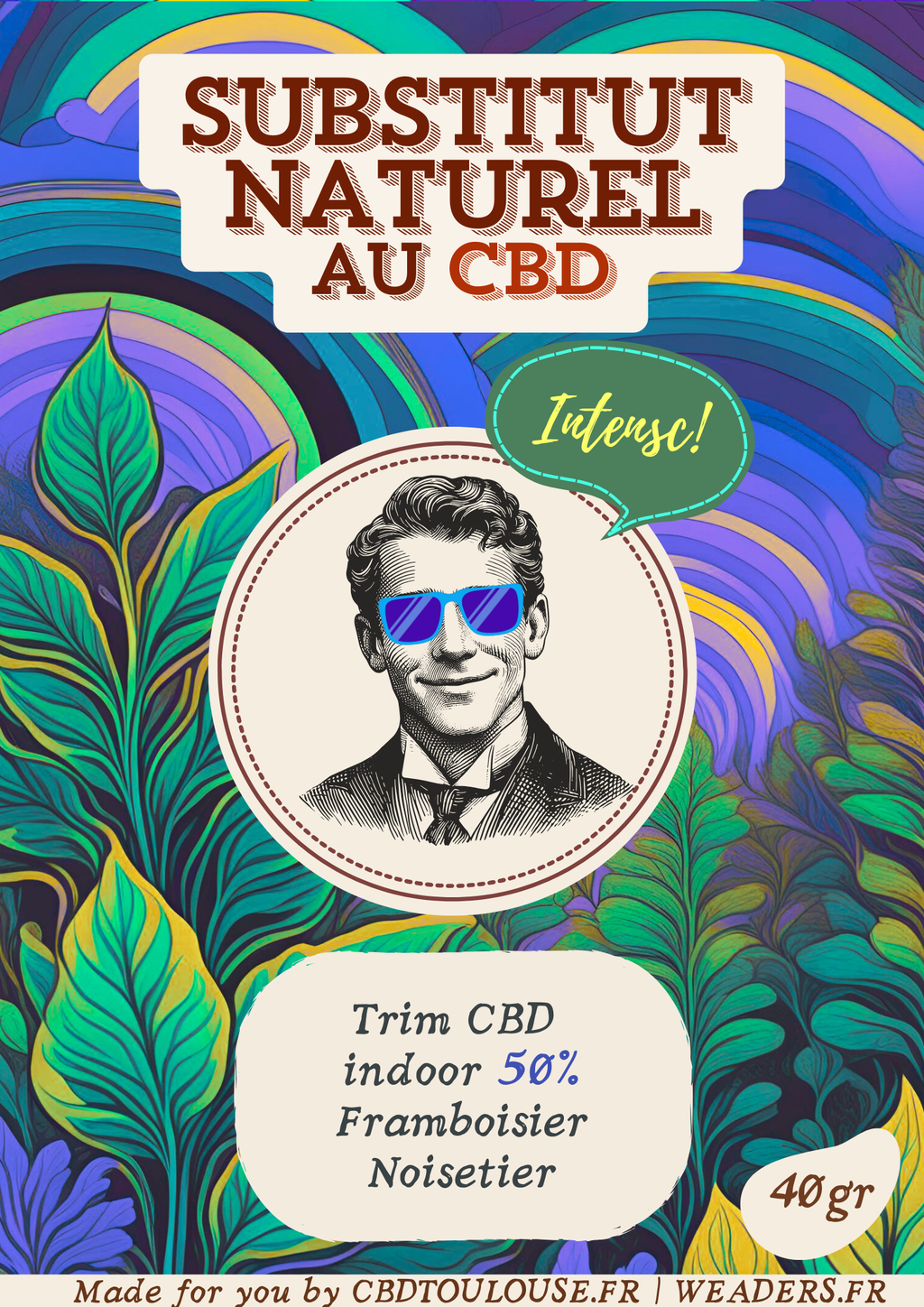 Substitut naturel "INTENSE" | 40gr