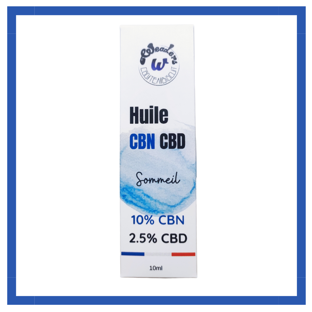Huile 10% CBN 10ml | Sommeil | WEADERS