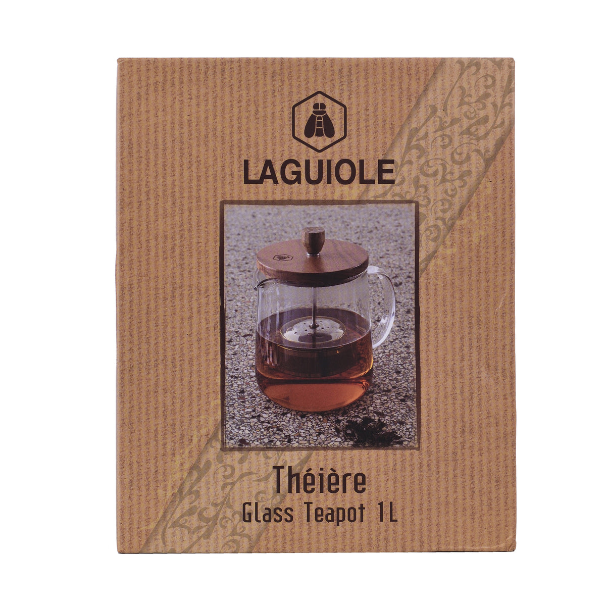 Théière Laguiole avec infuseur | Verre &amp; Acacia