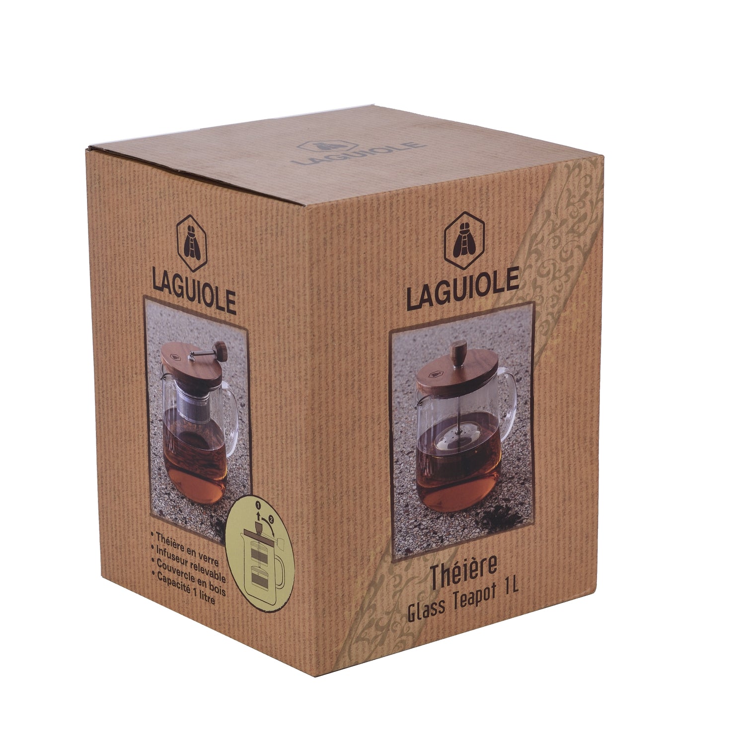 Théière Laguiole avec infuseur | Acacia | LAGUIOLE