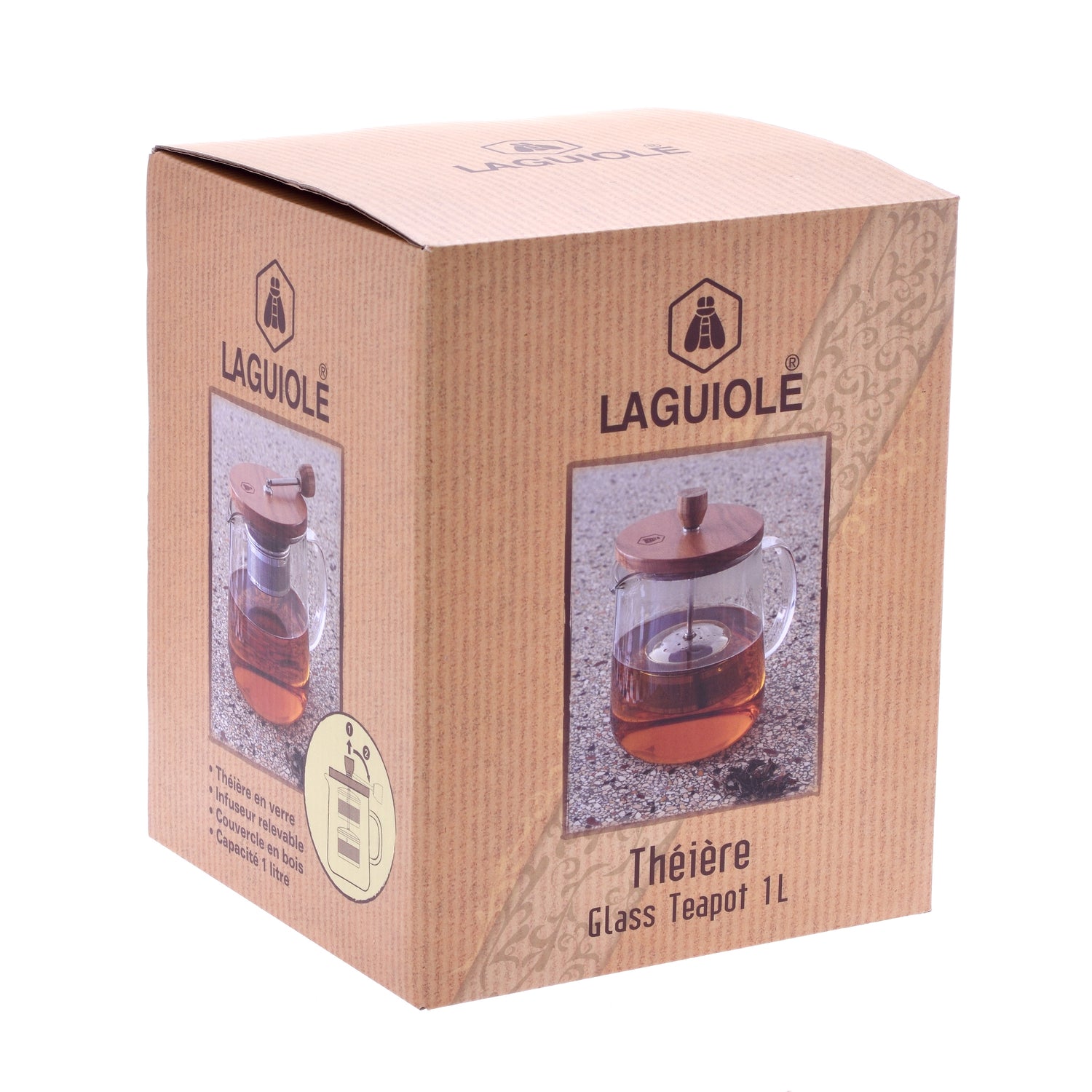 Théière Laguiole avec infuseur | Acacia | LAGUIOLE